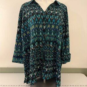 Catherines multicolor Button Down Shirt